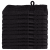 Prosoape de baie 10 pcs Negru 15 x 21 cm Bumbac GartenMobel Dekor