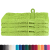 Prosoape de baie 4 pcs Verde măr 15 x 21 cm Bumbac GartenMobel Dekor