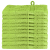 Prosoape de baie 10 pcs Verde măr 15 x 21 cm Bumbac GartenMobel Dekor