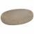 Lavoar de blat, nisipiu, 59x40x15 cm, ceramică, oval GartenMobel Dekor