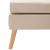 Taburet, crem, material textil GartenMobel Dekor