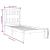 Cadru de pat single, 90x190 cm, lemn masiv de pin GartenMobel Dekor
