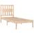Cadru de pat single, 90x190 cm, lemn masiv de pin GartenMobel Dekor