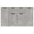 Servante, 3 piese, gri beton, lemn prelucrat GartenMobel Dekor