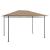 Pavilion, gri taupe, 384x281x270 cm, 180 g/m² GartenMobel Dekor