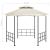 Pavilion cu pereți laterali, crem, 3,1x2,7 m  GartenMobel Dekor