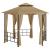 Pavilion cu pereți laterali, gri taupe, 3,1x2,7 m GartenMobel Dekor