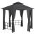 Pavilion cu pereți laterali, antracit, 3,1x2,7 m GartenMobel Dekor