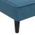 Canapea extensibilă formă de L albastru 255x140x70 cm catifea GartenMobel Dekor