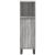 Set dulapuri de baie, 3 piese, gri sonoma, lemn prelucrat GartenMobel Dekor