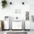 Set mobilier de baie, 3 piese, alb, lemn compozit GartenMobel Dekor