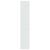 Dulap depozitare slim alb 50x42,5x225 cm lemn prelucrat GartenMobel Dekor