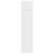 Dulap depozitare slim alb 50x42,5x225 cm lemn prelucrat GartenMobel Dekor
