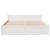 Cadru de pat fără saltea, alb, 135x190 cm, lemn masiv de pin GartenMobel Dekor