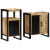 Set de mobilier pentru baie 2 pcs Maro Lemn de mango brut GartenMobel Dekor