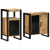 Set de mobilier pentru baie 2 pcs Maro Lemn de mango brut GartenMobel Dekor