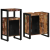 Set de mobilier pentru baie 2 pcs Maro Lemn masiv reciclat GartenMobel Dekor