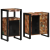 Set de mobilier pentru baie 2 pcs Maro Lemn masiv reciclat GartenMobel Dekor
