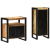 Set de mobilier pentru baie 2 pcs Maro Lemn de mango solid GartenMobel Dekor
