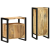 Set de mobilier pentru baie 2 pcs Maro Lemn de mango solid GartenMobel Dekor
