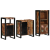 Set de mobilier pentru baie cu raft 3 pcs Lemn recuperat solid GartenMobel Dekor