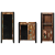 Set de mobilier pentru baie cu raft 3 pcs Lemn recuperat solid GartenMobel Dekor