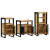 Set de mobilier pentru baie 3 pcs Maro Lemn de mango solid GartenMobel Dekor