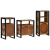 Set de mobilier pentru baie cu raft 3 pcs Lemn recuperat solid GartenMobel Dekor
