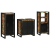 Set de mobilier pentru baie cu raft 3 pcs Lemn recuperat solid GartenMobel Dekor