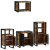 Set de mobilier pentru baie cu raft 4 pcs Lemn recuperat solid GartenMobel Dekor