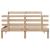 Cadru de pat cu tăblie, 135x190 cm, lemn masiv de pin GartenMobel Dekor