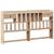 Pat cu bibliotecă fără saltea, 180x200 cm, lemn masiv de pin GartenMobel Dekor