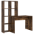 Birou cu raft Stejar afumat 138.5 x 55 x 143 cm Lemn compozit GartenMobel Dekor