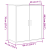Bufet cu raft 2 pcs Lemn vechi 60 x 31 x 70 cm Lemn compozit GartenMobel Dekor
