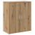 Bufet 2 pcs stejar artizanal 60 x 31 x 70 cm Lemn compozit GartenMobel Dekor