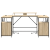 Birou cu sertar Sonoma oak 182 x 101 x 87.5 cm Lemn compozit GartenMobel Dekor