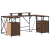 Birou cu sertar cu depozitare Stejar 182 x 101 x 87.5 cm Lemn compozit GartenMobel Dekor