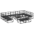 Set de canapele pentru grădină 12 pcs Negru 70 x 70 x 32 cm GartenMobel Dekor