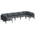 Set de canapele pentru grădină 7 pcs Antracit Oțel GartenMobel Dekor