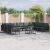 Set de canapele pentru grădină 10 pcs Antracit Oţel GartenMobel Dekor