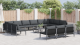 Set de canapele pentru grădină 14 pcs Antracit Oțel GartenMobel Dekor