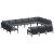 Set de canapele pentru grădină 14 pcs Antracit Oțel GartenMobel Dekor