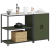 Set de depozitare pentru bucătărie cu raft 2 pcs Verde măsliniu GartenMobel Dekor