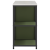 Set de depozitare pentru bucătărie cu raft 2 pcs Verde măsliniu GartenMobel Dekor