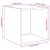 Set comodă TV 4 pcs Lemn vechi 37 x 37 x 142.5 cm Lemn compozit GartenMobel Dekor