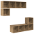 Set comodă TV 4 pcs stejar artizanal 37 x 37 x 142.5 cm GartenMobel Dekor