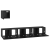 Set unitate TV Altele cu depozitare cu ușă 4 pcs Stejar negru 60 x 30 x 30 cm GartenMobel Dekor