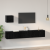 Set unitate TV Altele cu depozitare cu ușă 4 pcs Stejar negru 60 x 30 x 30 cm GartenMobel Dekor