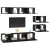 Set comodă TV cu raft Altele 6 pcs Stejar Negru 80 x 30 x 30.5 cm mic GartenMobel Dekor