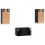 Set comodă TV cu raft 3 pcs Stejar negru 60 x 30 x 30.5 cm GartenMobel Dekor